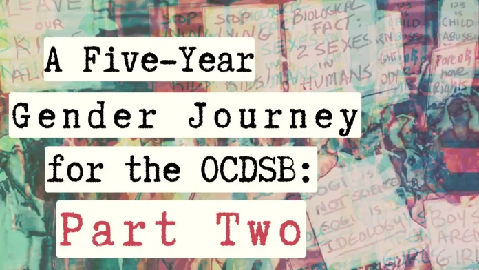 A Five-Year Gender Journey for the OCDSB- Part Two A Five-Year Gender Journey for the OCDSB- Part Two