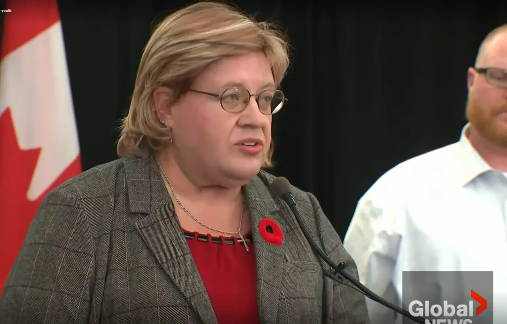 TRT World's Gender Wars in Canada: Kelli-Lynn Pirie speaks at Alberta press conference