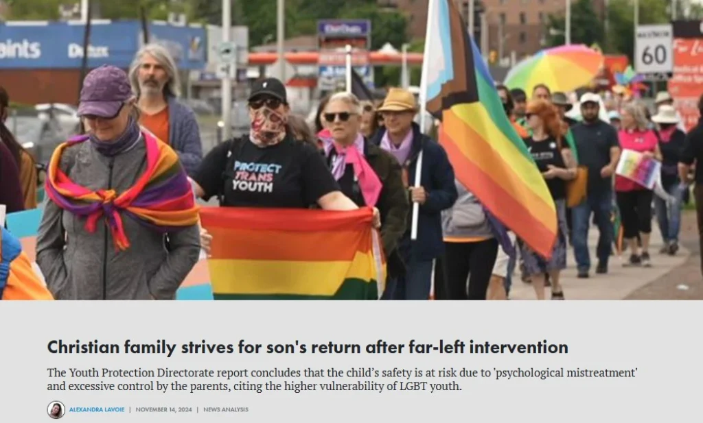 TRT World's Gender Wars in Canada: Rebel News - Alexandra Lavoie story about 14 year old boy
