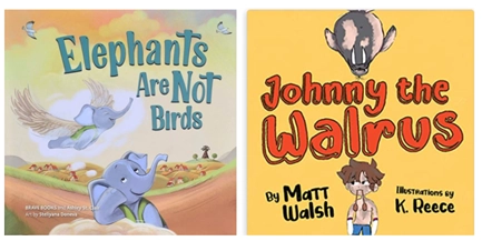 elephants are not birds and johnny the walrus children books sex realist