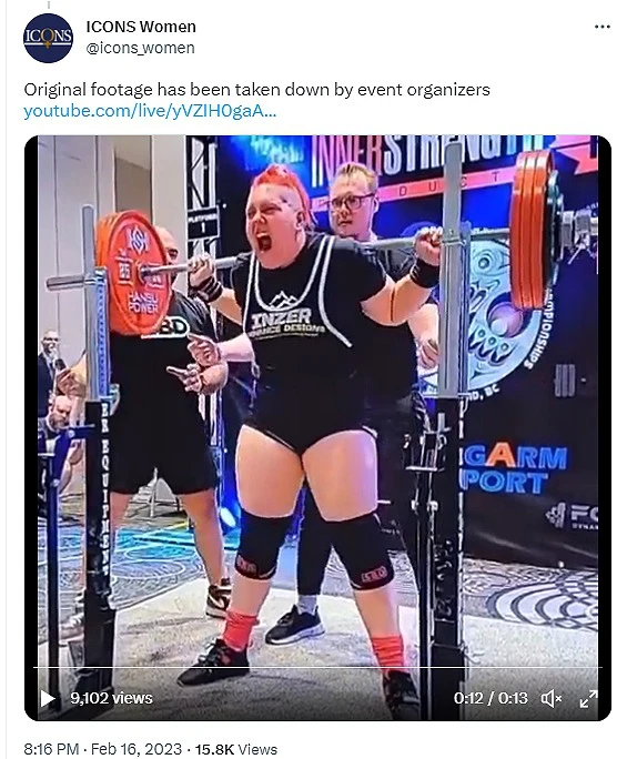 male anne andres winning womens weightlifting